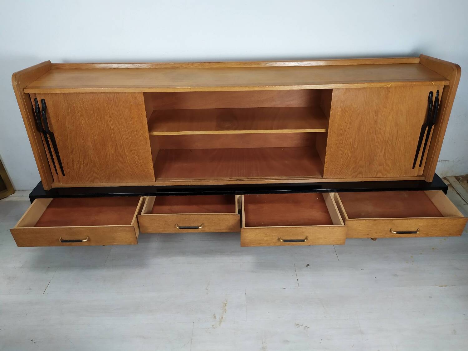 Vintage oak enfilade