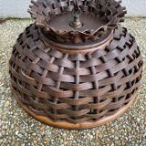 Vintage rattan ceiling light
