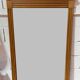 Bevelled oak Art Deco mirror 133x80