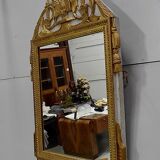 Golden wooden mirror, Louis XVI style - early 20th century