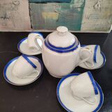 Service à café Porcelaine de Limoges 4 tasses