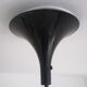 Suspension Lita - white tole - 45 cm - industrial type - 1960's
