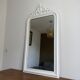 Late 19th century mirror with decorated pediment - 130x70