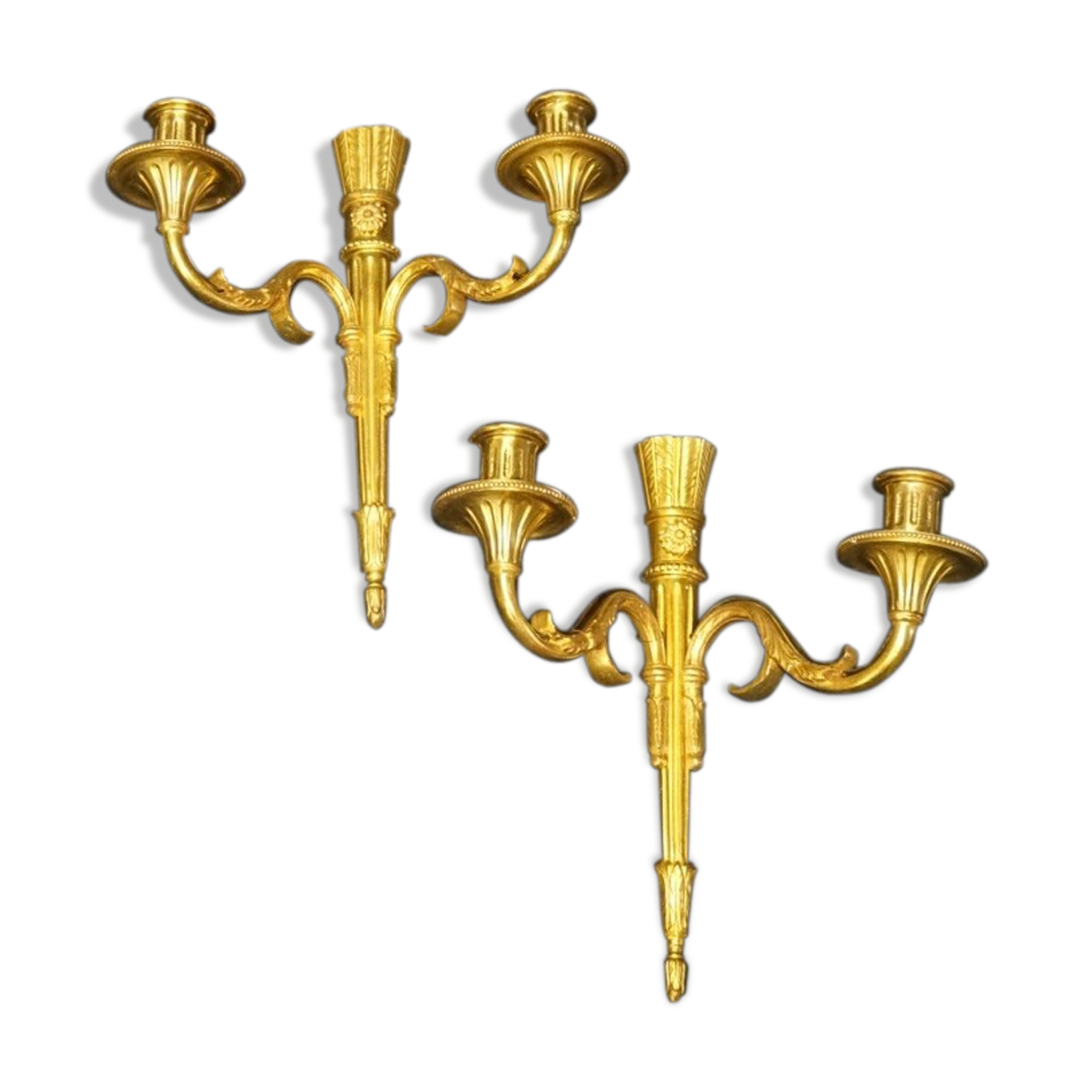 Pair of empire wall sconces