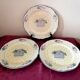 Ansemble de7 anciennes assiettes ,  Gien