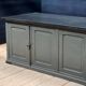 Antique painted wooden counter
