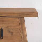 Solid wood bedside table set. Set of 2 pieces.