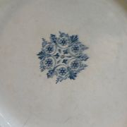 Large antique ironstone dish