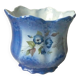English earthenware planter stafforshire england floral decor