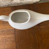 White porcelain saucière
