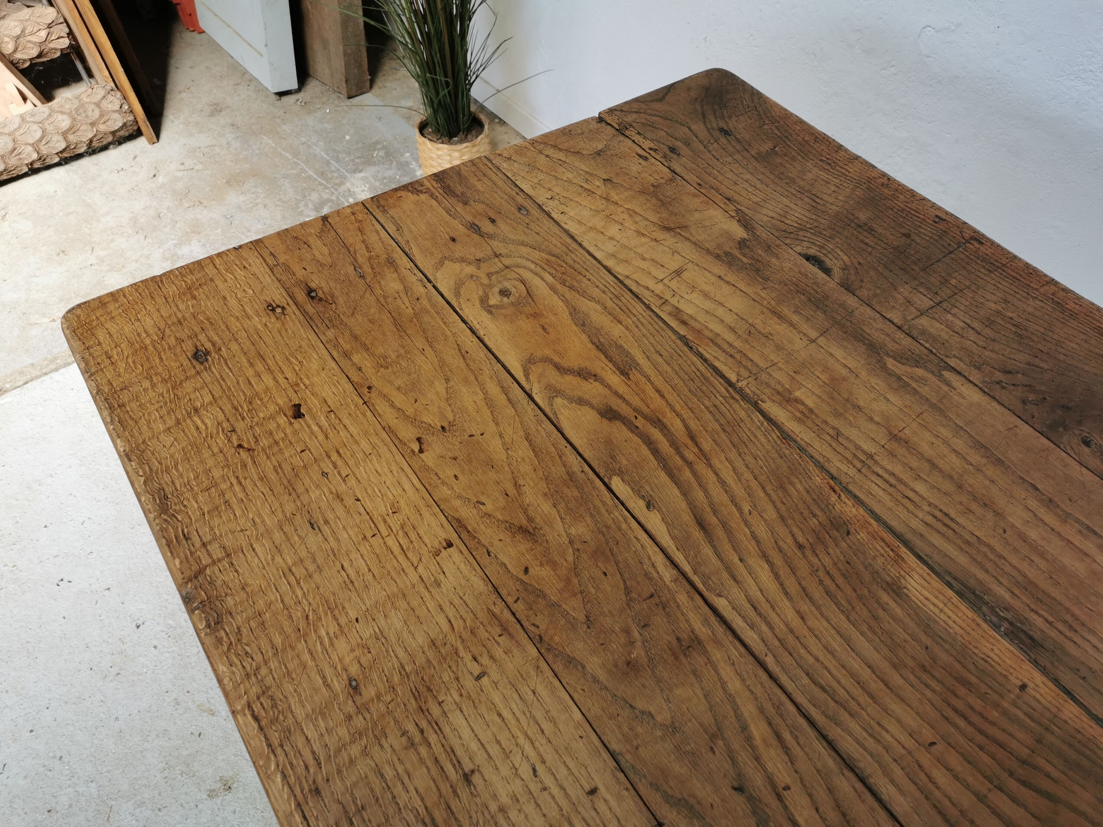 Table de ferme en chêne 260cm