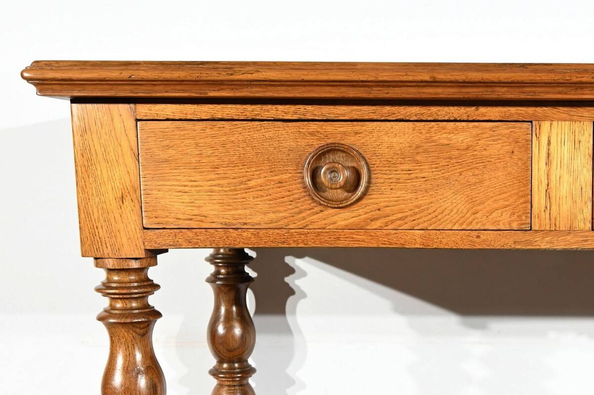 Sideboard at waist height, oak console, Louis Philippe style, 2nd part of the 19th century.