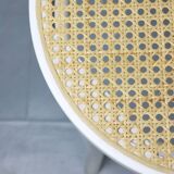 No. 18 White Chairs by Michael Thonet, Set of 4