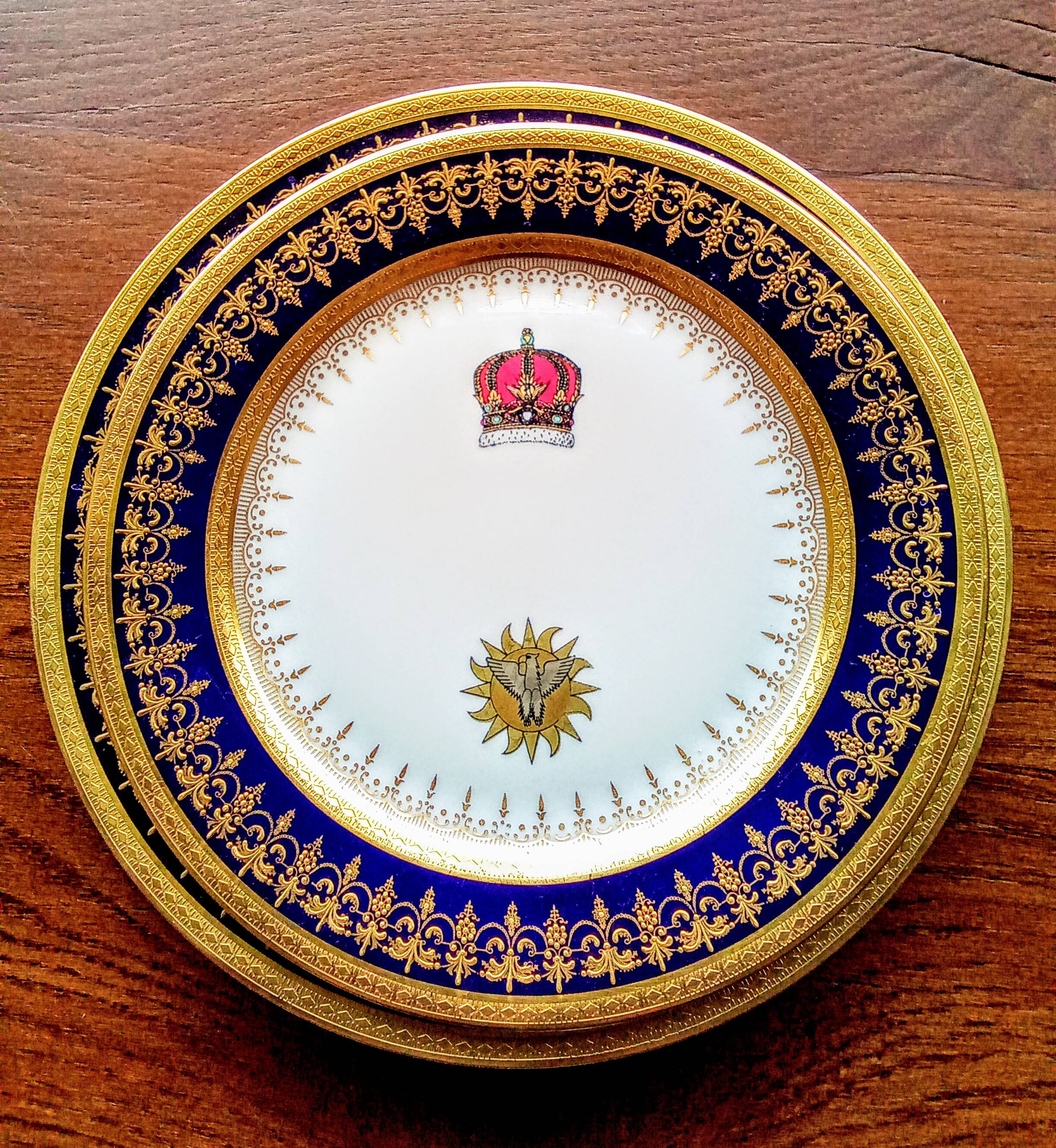 Set of Bokassa plates