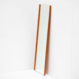 Scandinavian vintage rectangular teak mirror, 1960.