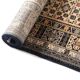 Mina 80X150 cm black Persian carpet