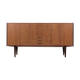 Buffet haut classique scandinave en teck avec tiroirs, années 1960