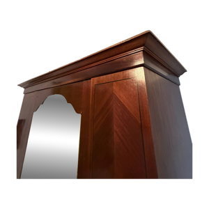 Armoire acajou marquetée