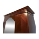 Mahogany inlaid wardrobe with a mirror