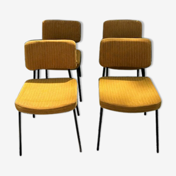 Lot de 4 chaises André Simard