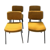 Set of 4 andré Simard chairs