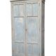 Armoire parisienne ancienne Luterma patine grise bleutée
