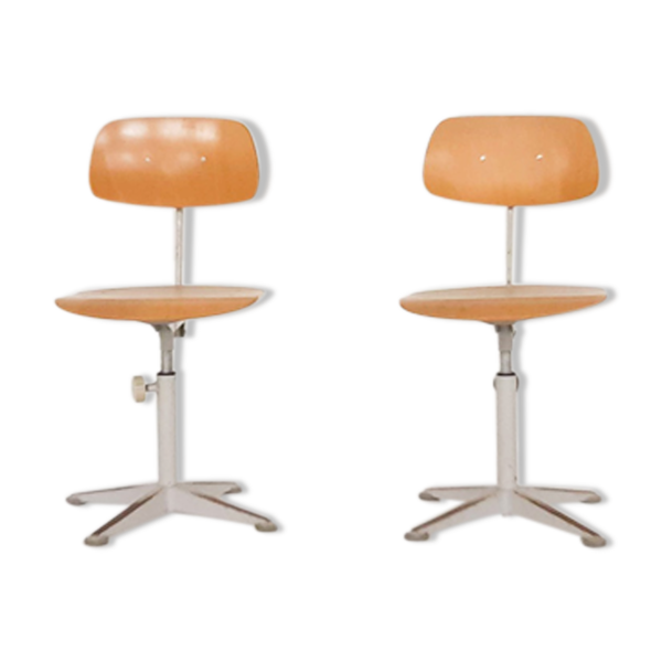 Friso Kramer pour les tabourets de dessin Ahrend de Cirkel, Pays-Bas, années 1950