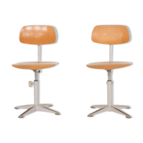 Friso Kramer for Ahrend de Cirkel drafting stools, The Netherlands 1950's