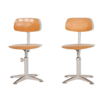 Friso Kramer for Ahrend de Cirkel drafting stools, The Netherlands 1950's