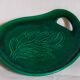 Free-form presentation dish Green Slurry 50s