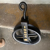 Industrial metal pulley