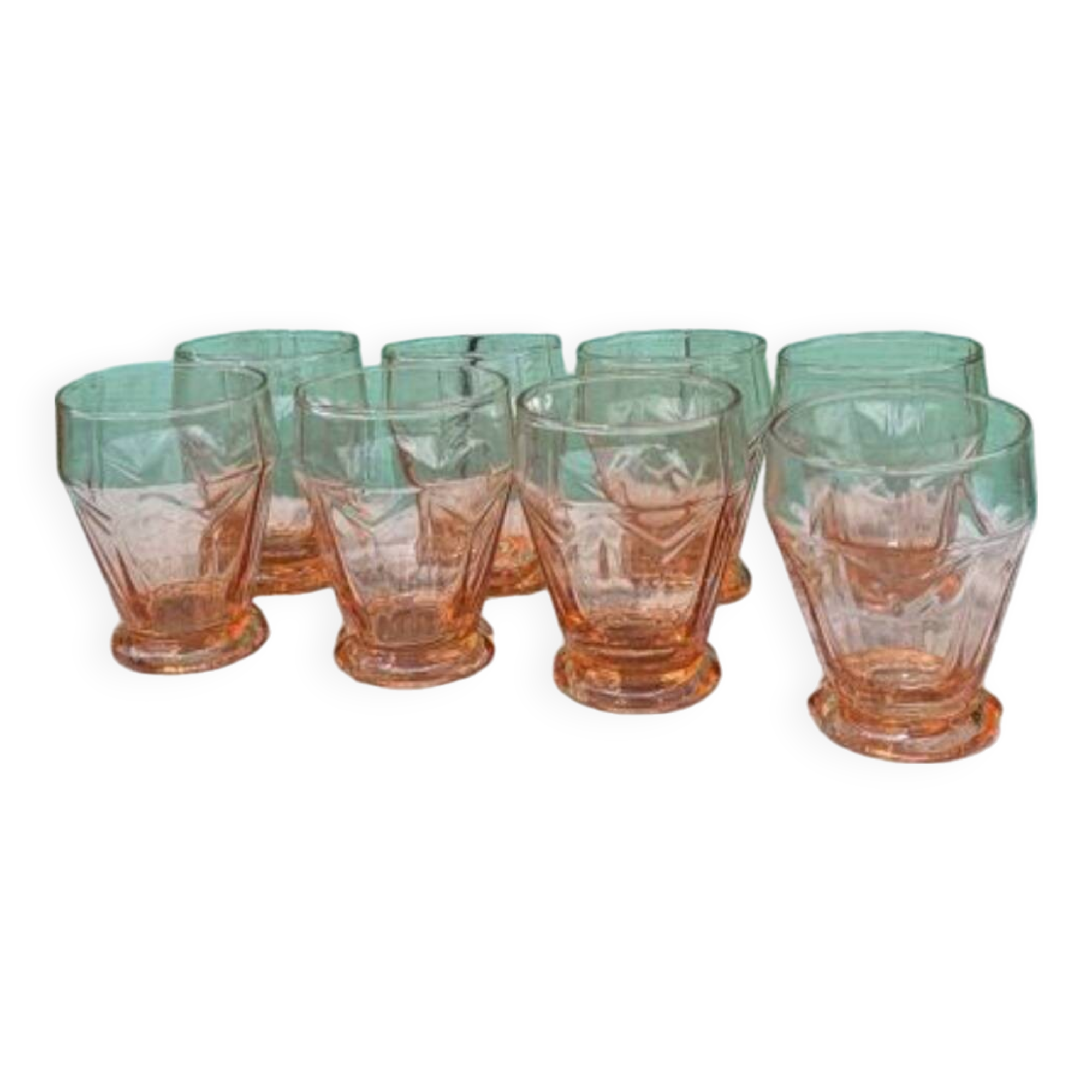 Art Deco Pink Glasses