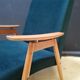 Pair of vintage Czech armchairs (Jiroutek), art deco style, 1960