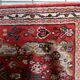 1920s handmade antique wool floral medallion rug, red, 87 × 151 cm - 1C1297