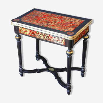 Console de table de jeu de cartes antique