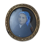 Miniature portrait of woman