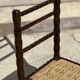 4 wooden and rope bobbin leg chairs attributed to Charles Dudouyt 1940
