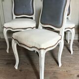 Suite of six chairs style Louis XV