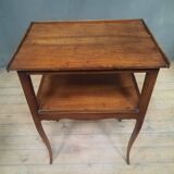 Louis XV style solid wood bedside table