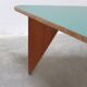 Unique pair of triangular coffee tables, 1960s