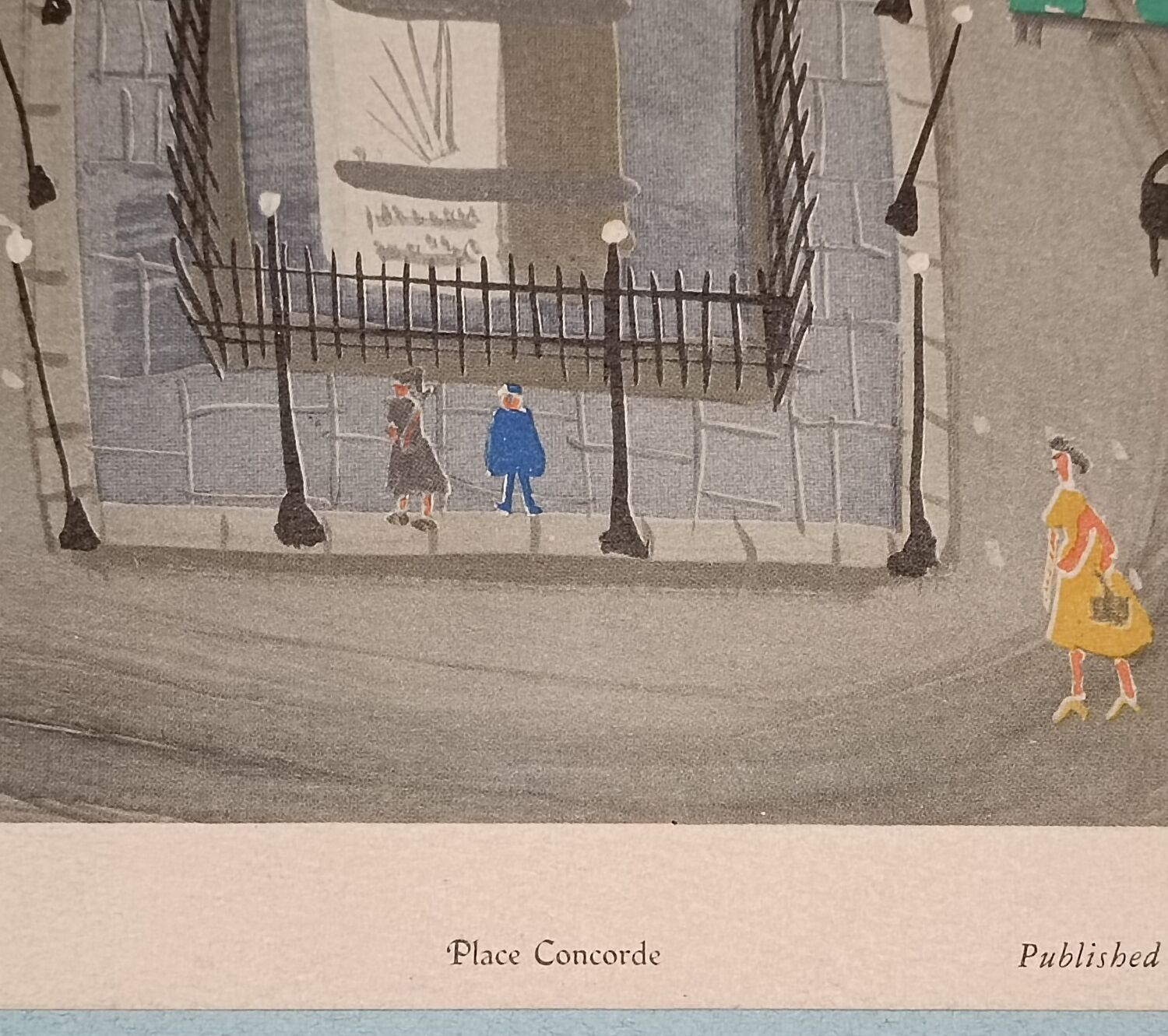 Illustration Paris Place de la Concorde