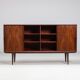 Gunni Omann highboard model 19 in rosewood Omann Jun Denmark 1960