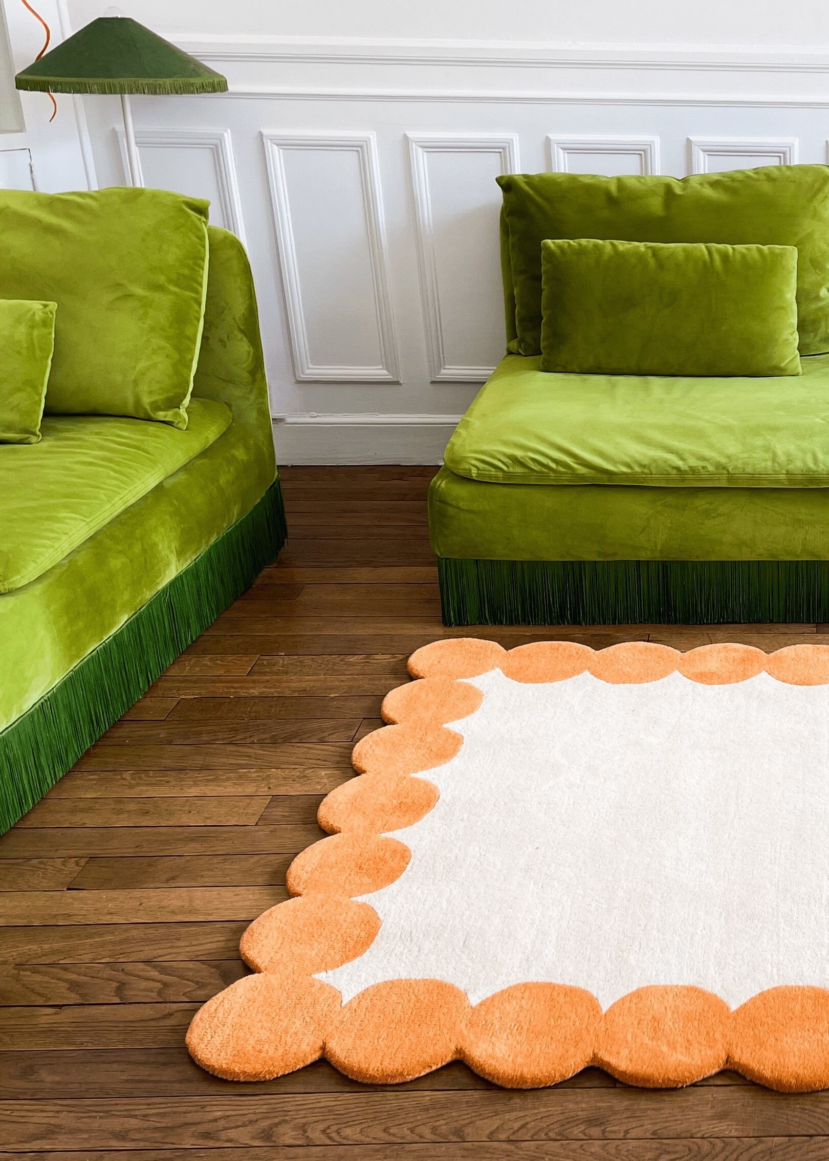 Tapis design Orange 170 x 240 xm