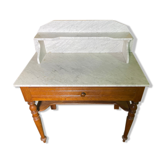 Table de toilette coiffeuse Louis Philippe