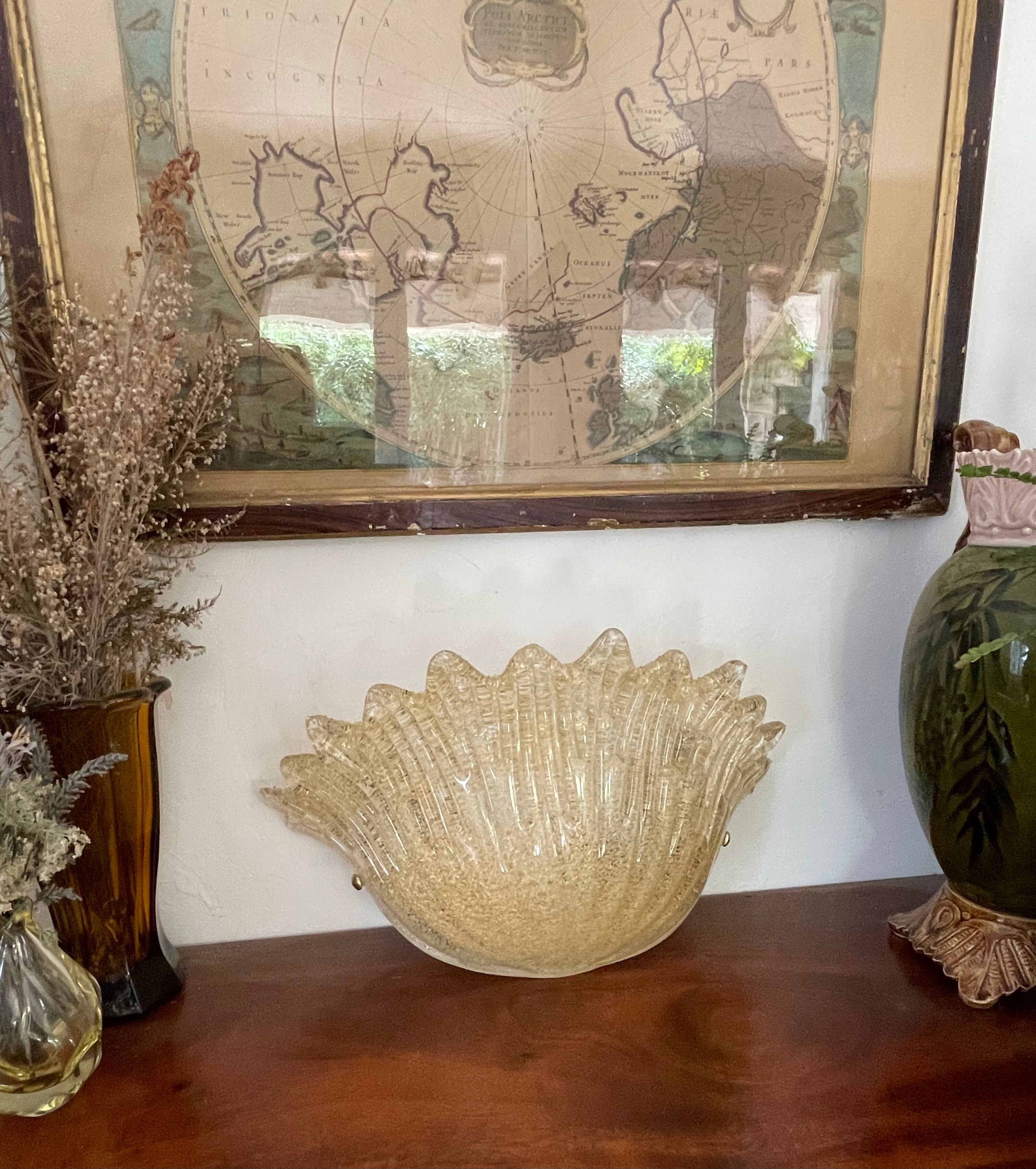 Murano glass wall lamps