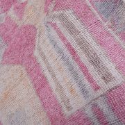 Vintage Turkish rug from Oushak, hand-woven 98x310 cm