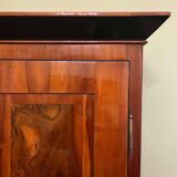 Biedermeier Armoire in Cherry, Walnut, Ebony & Brass, South Germany, 1820s