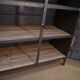 Riveted metal sideboard cabinet 1940