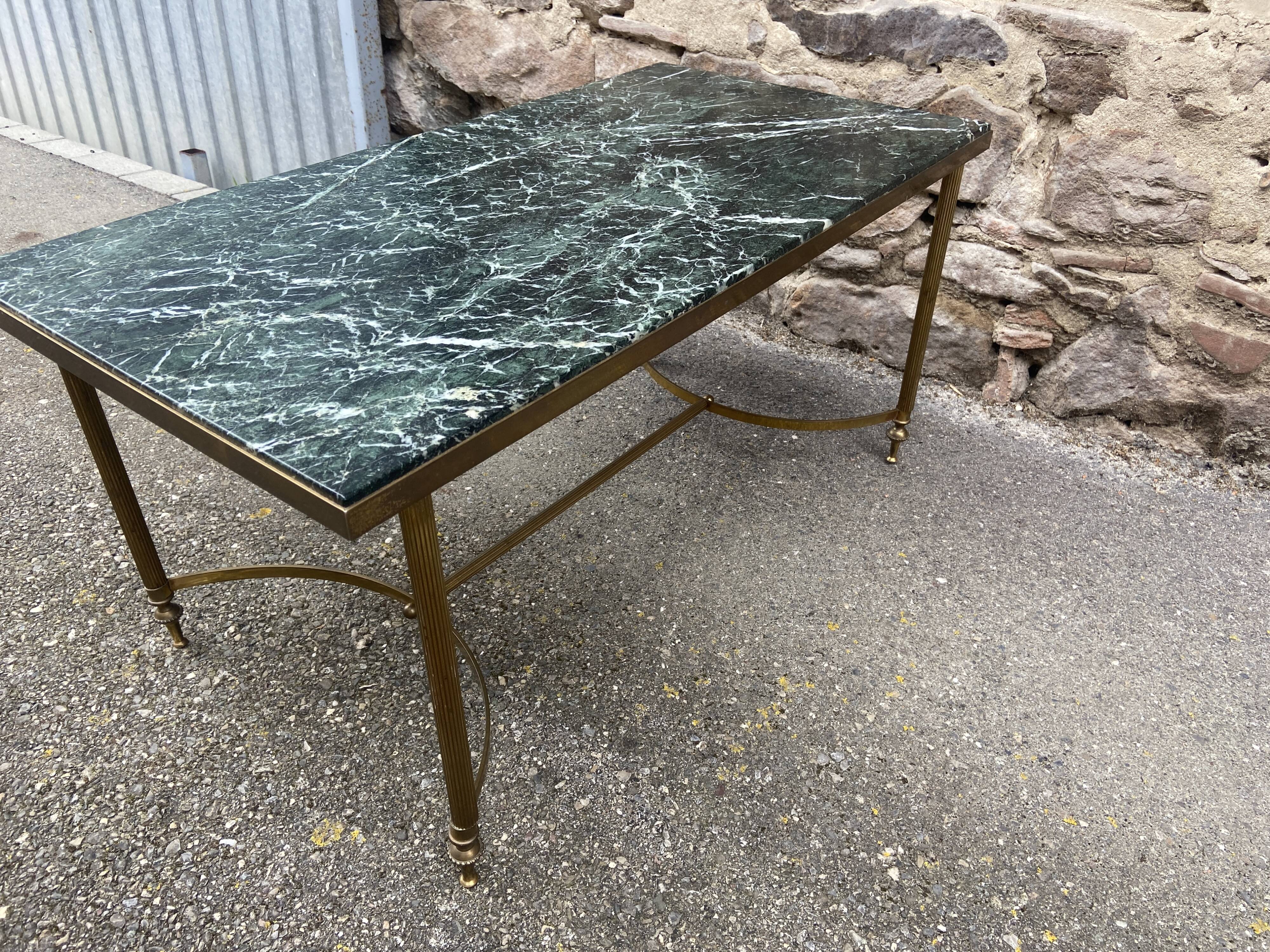 1960 Louis XVI style marble coffee table