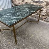 Table basse 1960 marbre style Louis XVI